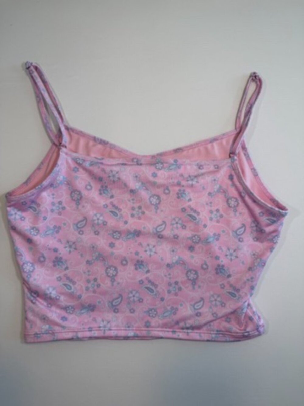FRANKIES Bikinis x Victorias Secret PINK Paisley Cami Swim Top Large - Picture 7 of 11